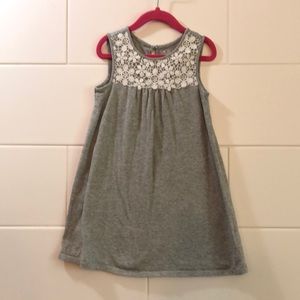 GAP girls gray laced summer dress size 5